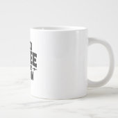Grande Tasse I Need Coffee Not Your Opinion Typography Design (Droite)
