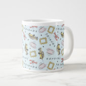 Grande Tasse Icônes d'aquarelle AMIS™ Motif (Devant droit)