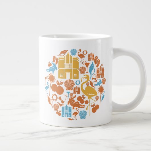 Grande Tasse Icônes de Floride (Droite)