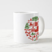 Grande Tasse Icônes de la Nouvelle-Angleterre (Devant droit)