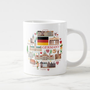 Grande Tasse Icônes de voyage en Allemagne