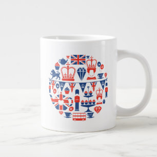 Grande Tasse Icônes du jubilé britannique