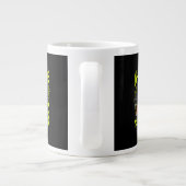 Grande Tasse illustration d'art vectoriel panthère (Dos)
