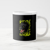 Grande Tasse illustration d'art vectoriel panthère (Droite)
