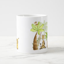 Illustration de girafe mignonne