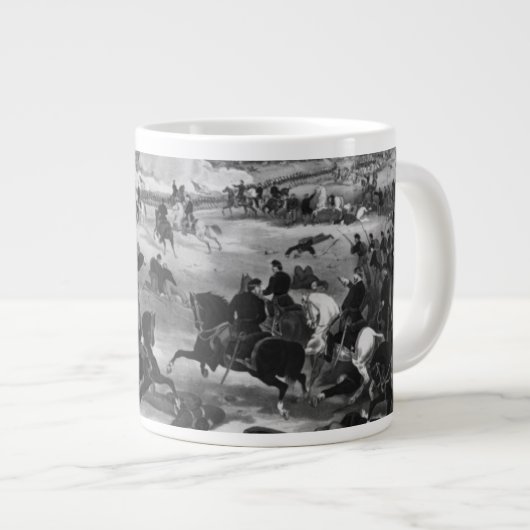 Grande Tasse Illustration de la bataille de Gettysburg (Devant droit)