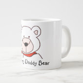 Grande Tasse Illustration de l'ours mignon J'aime mon papa ours (Devant droit)