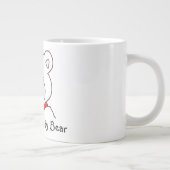 Grande Tasse Illustration de l'ours mignon J'aime mon papa ours (Droite)