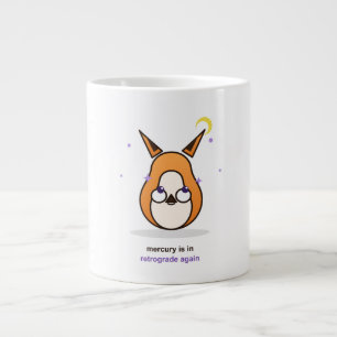 Grande Tasse Illustration de renard fantaisiste