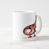 Grande Tasse Illustration De Velociraptor. (Devant droit)