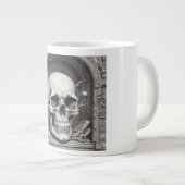 Grande Tasse Illustration du crâne (Devant droit)