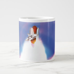 Grande Tasse Illustration du lancement de la navette spatiale