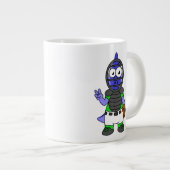 Grande Tasse Illustration D'Un Capteur De Baseball Parasaurolop (Devant droit)