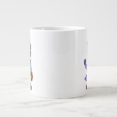 Grande Tasse Illustration D'Un Capteur De Baseball Parasaurolop (Devant)