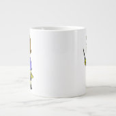 Grande Tasse Illustration D'Un Enseignant Pachycéphalosaure. (Devant)