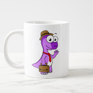 Grande Tasse Illustration D'Un Homme D'Affaires Pachycéphalosau