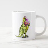 Grande Tasse Illustration D'Un Lambéosaure Portant Un Oeuf. (Droite)