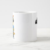 Grande Tasse Illustration D'Un Opérateur De Caméra Parasaurolop (Devant)