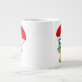 Grande Tasse Illustration D'Un Parachutage De Ptérodactyle. (Devant)