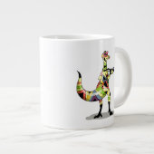 Grande Tasse Illustration D'Un Photographe Iguanodon. (Devant droit)