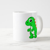 Grande Tasse Illustration Mignonne Du Tyrannosaurus Rex. (Devant droit)