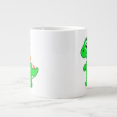 Grande Tasse Illustration Mignonne Du Tyrannosaurus Rex. (Devant)
