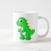 Grande Tasse Illustration Mignonne Du Tyrannosaurus Rex. (Droite)