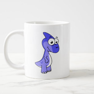 Grande Tasse Illustration Mignonne D'Un Parasaurolophus Dinosau