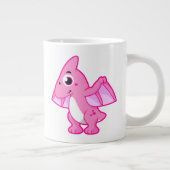 Grande Tasse Illustration Mignonne D'Un Pterodactyl. (Droite)
