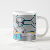 Grande Tasse ILS SONT DÉJÀ ICI - OUVREZ VOTRE ESPRIT design col (Droite)
