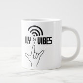 Grande Tasse ILY Vibes - Conception ASL (Droite)