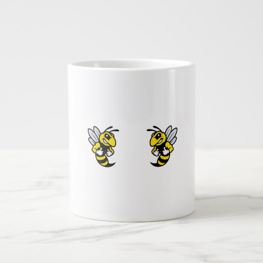 Grande Tasse Imabee inversé Funny Bee (Devant)