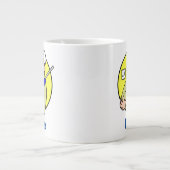 Grande Tasse Image électricien avec nom (Devant)