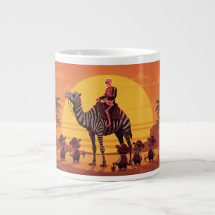 Grande Tasse Image Fantastique d'un Squelette Chevauchant un Ch