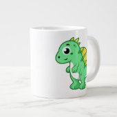 Grande Tasse Image Mignonne D'Un Spinosaure. (Devant droit)