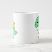 Grande Tasse Image Mignonne D'Un Spinosaure. (Devant)