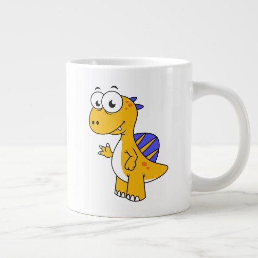 Grande Tasse Image Mignonne D'Un Spinosaure. 2 (Droite)