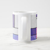 Grande Tasse Impression blanc rose rose clair (Dos)