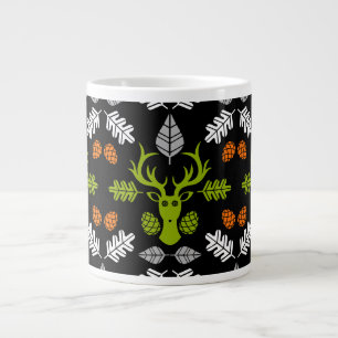 Grande Tasse Impression de la nature du cerf de la forêt