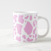 Grande Tasse Impression de vache rose (Droite)