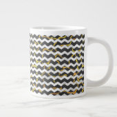 Grande Tasse Impression Giraffe noir et jaune (Droite)