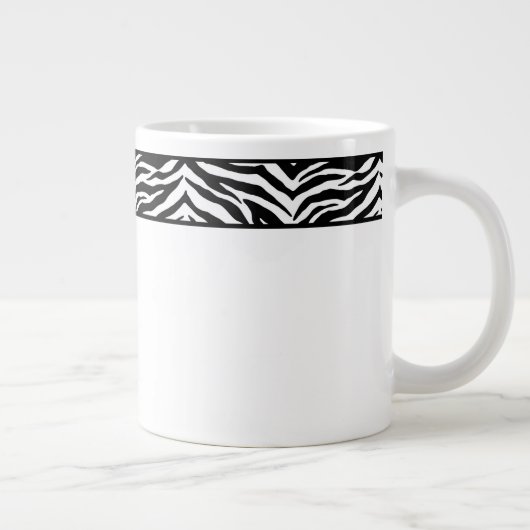 Grande Tasse Impression Jumbo Mug-Zebra (Droite)