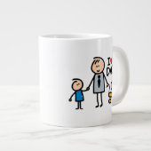 Grande Tasse Impression Love Daddy (Devant droit)