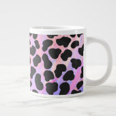 Grande Tasse Impression noire et rose dalmate (Droite)