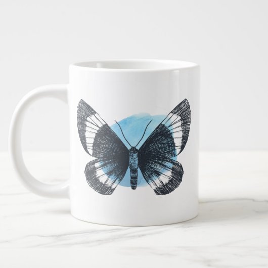 Grande Tasse impression papillon (Gauche)