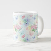 Grande Tasse Impression sans couture de papillon élégant (Devant droit)