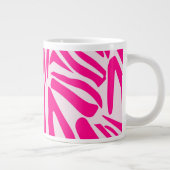 Grande Tasse Impression zèbre rose (Droite)