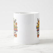 Grande Tasse In My Teacher Era–70s Retro Groovy Back to School  (Devant)