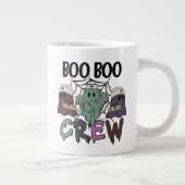 Grande Tasse Infirmière Infirmière Halloween Boo Boo Crew Ghost (Droite)