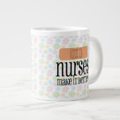 Grande Tasse Infirmières et infirmiers, Bandage (Devant droit)